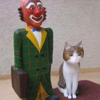 Clown mit Katze_web